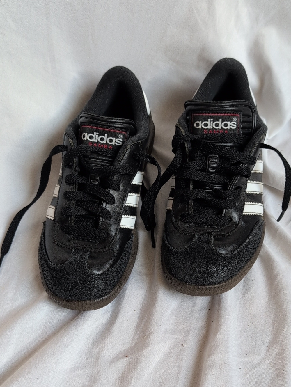 adidas Kids Black and White Samba Sneakers